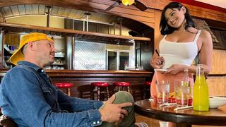 They have not had sex for a long time, so the girl started to masturbate