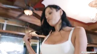 They have not had sex for a long time, so the girl started to masturbate