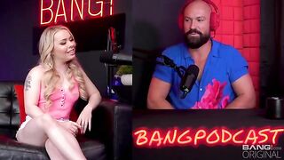 Two girls in a talk about sex on the Bang! Podcast