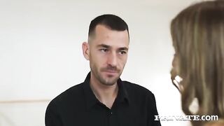The hot dance teacher is very horny and wants to have sex