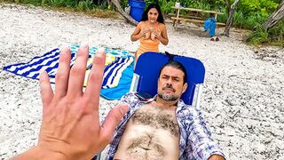 Labor Day became not so lame after a hot beach sex
