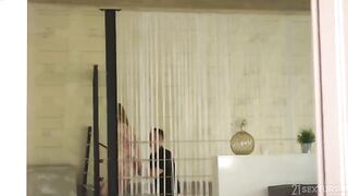 When three becomes a couple, then they all engage in passionate threesome sex