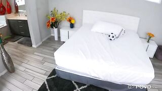 Hot blonde gets creampied by coach - Multiple Cumshots & Creampie