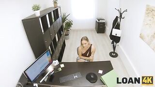 The boss fucked secretary on the table in the office
