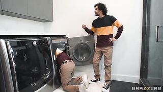She was dreaming about sex with two guys and now they are here