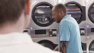 Doing the laundry is not as interesting as a neighbor's dick