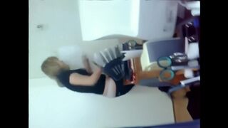 A hot Kazakh teacher is having fun with her colleague