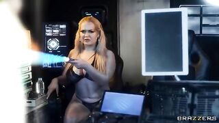 Blonde babes in space, fucking like there's no tomorrow
