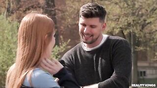 Two redheads have sex with each other, showcasing their passion in an intense encounter