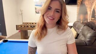A man played pool and fucked his opponent, a real amateur