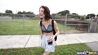 The girl went to meet a stranger, who turned out to be quite impressive
