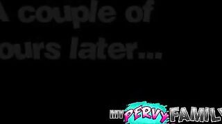Jerkoff consolation for the stepsister, taken from a popular family-themed series