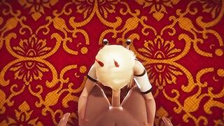Footjob and anal with Power in a swety 3D Hentai Animation
