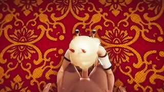 Footjob and anal with Power in a swety 3D Hentai Animation