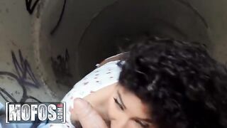 A poor boy became a sugar daddy of Venus Afrodita and got his dick sucked