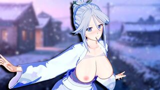 Hentai Anime with Shirayuki Tomoe in a hot compilation - 3D Hentai