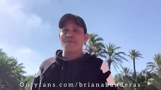 Briana Banderas, a stunning blonde with enhanced 34D curves, has sex with her fan