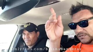 Briana Banderas, a stunning blonde with enhanced 34D curves, has sex with her fan