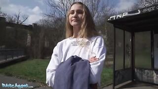 Ivi Rein, learning English, gets fucked by Public Agent in the street