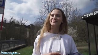 Ivi Rein, learning English, gets fucked by Public Agent in the street