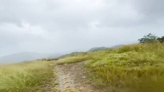 A risky public sex scene with a stunning Pinay babe outdoors