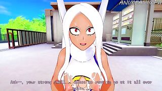 Mirko from My Hero Academia gets wild in an intense hentai scene