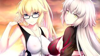 Saint and the sinner - a hot anime encounter