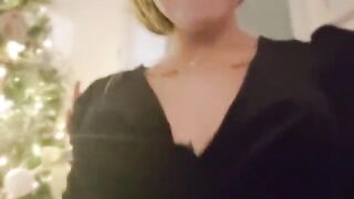 The pretty French girl cooked for her boyfriend and he finished with cream pie