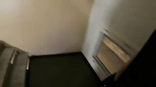 Hot casting with a girl on the streets of the Czech Republic, raw and real