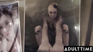 Gabbie Carter shares her big tits with horny husband and wife