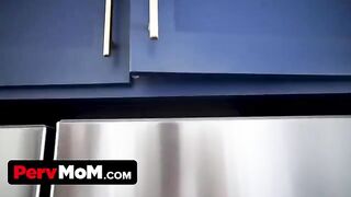 The mischievous stepson can’t escape his unwanted erection with the help of his stepmom
