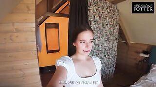 A beautiful German girl is begging to be fucked on cam