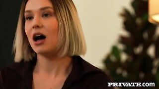 Girl in double pleasure mode, enjoying herself with others