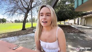 The girl would do anything for the sake of sex with a man