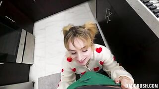 I may be young, but my pussy is already pierced in this steamy POV shot