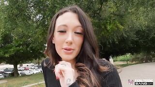 I stuck my cock in the nozzle and got a cum shot on the ass