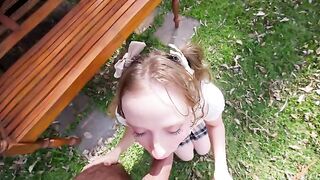We reached the limit of anal with girls in the woods