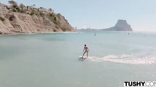 A vacation with a sexy girl, who loves anal sex, is unforgettable