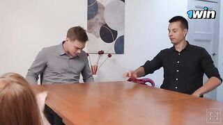 The meeting is getting wild in the office