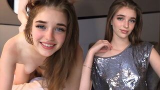 A rough audition with a young Ukrainian model and two guys