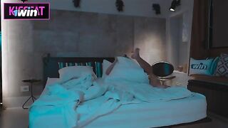 She came to her stepbrother's room after the party for a nightcap