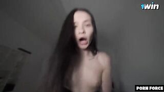 She experienced an intense orgasm with a powerful release