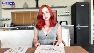 Russian teacher with glasses banged the cute student hard