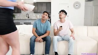 Swinger moms agreed to fuck for the sake of their children