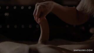 Amazing sight while doing a blowjob