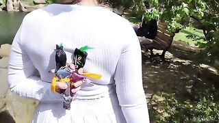Whose cock will the girl suck first?