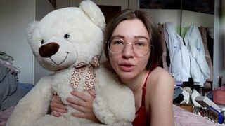 A girl has her best friend as a stuffed bear named Teddy