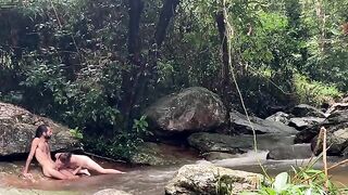 People don't give up fucking even in the nature, camping is not an exception
