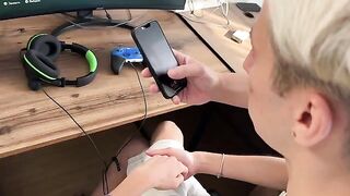 An old man checked the strength of a young girl’s pussy