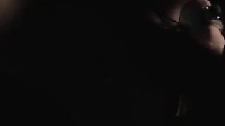 This is how you make a throat job! - minet of a sexy brunette